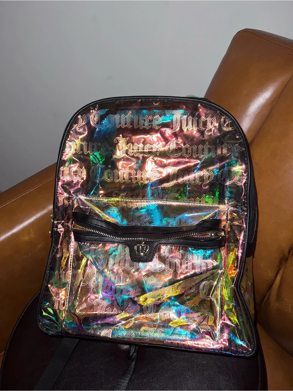 Juicy Couture iridescent backpack